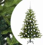 Dirbtinė Kalėdų eglutė su burbulais 120 cm 150 LED &Scaron;ilta balta