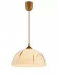 Pakabinamas &scaron;viestuvas Lampa wisząca Lamkur Marcy lampa wisząca zwis 1x60W E27 auksinė/ruda (28033)