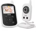 GHB vaizdo auklė su kamera, 2,4 col. TFT LCD ekranu ir naktiniu matymu B0D76K72BK