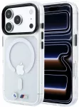 Dėklas BMW M IML Glossy Metal Logo & Trims MagSafe do iPhone 18 Pro Max / 17 Pro Max permatomas