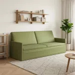 3 vietų sofa &Scaron;viesiai žalia 220 x 81 x 82 cm Aksomas