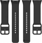 Tactical Silikoninis dirželis Xiaomi Redmi Watch 4/5/6 juodas