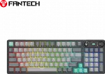 Fantech ATOM PRO96 RGB belaidė mechaninė klaviatūra, Pilka, Raudona Switch