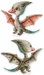 MP Studia Siuvinėjimo kryželiu rinkinys &bdquo;Mažasis pterodaktilis&ldquo; 10x13 cm