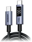 USB laidas Ugreen USB-C - USB-C 1 m juodai pilkas (UGR5962)