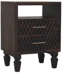 Artisan Furniture Arno mango medienos naktinis staliukas