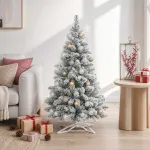 Kalėdų kamuoliukų rinkinys 32 vnt. Auksinė &Oslash; 6 cm Plastmasė