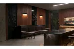 LUNA linear luminaire, LED, 40W, 4800lm, CCT, AC220-240V, AL/PC, 120cm, juodas