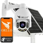 I&scaron;orinė pasukama GSM kamera su SIM kortele Orllo Z7 PRO + saulės baterijos skydelis SM6030 Pro