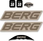 Berg MOOV 10 - Sticker Set Sand rusvai gelsvas