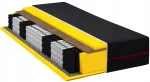 Čiužinys 80x200 Pocket Kokosas Masažinis Juodas 24cm