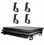 You2k Horizontal Stand 4 Legs for Ps4 Pro - Better Cooling, Juodas
