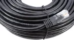 Smedz Cat6 30 m vientisas varinis Utp 24 Awg vidaus / lauko &bdquo;plug and Play&ldquo; tinklo kabelis &bdquo;gigabit Ethernet&ldquo; pataisos laidas &ndash; juodas