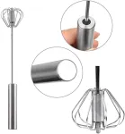 2 &scaron;luotelės, daugiafunkcinė pusiau automatinė rankinė nerūdijančio plieno &scaron;luotelė, pieno mink&scaron;tiklis, besisukantis virtuvės prietaisas (30 cm + 25 cm)