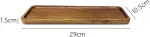 Barrimen - dekoratyvinis padėklas, pailgas akacijos medis, 29 x 10,5 cm - medinė žvakių lėk&scaron;tė, papuo&scaron;alų lėk&scaron;tė ir papuo&scaron;alų padėklas žvakėms, papuo&scaron;alams ir namų aksesuarams (2 vnt. rinkinys)