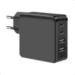 Dtk 120w usb c įkroviklis suderinamas su 100w usb c įkrovikliu gan usb c maitinimo &scaron;altinis 4 prievadų pd įkroviklis