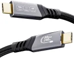 Usb-c 5.0 80gbps 0.5m kabelis: 16k vaizdas, 240w įkrovimas