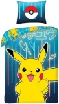 Halantex Viengulis patalynės komplektas + pagalvėlės užvalkalas Official Pokemon Pikachu Cotton 3903
