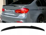 Bagazines dangčio spoileris M4 Style, juodas spoileris skirtas Bmw F30 2012-2018