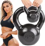 Ferrino Pretorians Kettlebell svarelis treniruotėms, hantelis, ketinis, fitnesas, 10 kg
