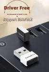Bluetooth adapteris pc 5.3 su windows 11/10/8.1/7, plug & play usb bluetooth adapterio dongle, skirtas staliniam kompiuteriui, ne&scaron;iojamam kompiuteriui, pelei, klaviatūrai, ausinėms, valdikliui (juodas) (baltas)
