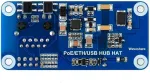 Waveshare poe ethernet/usb hub hat, skirtas raspberry pi zero/zero w/zero wh, 3x usb 2.0 prievadai, atitinka 802.3af standartą