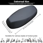 Ahlma motociklo sėdynės pagalvėlė motociklo sėdynės užvalkalas vandeniui atsparus motorolerio universalūs priedai universalus motociklo apsaugos nuo saulės sėdynės užvalkalas tinka daugumai motociklų ir motorolerių tipų