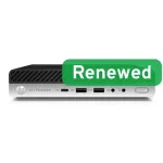HP Renewed | Grade B | EliteDesk 800 G5 Desktop Mini | Intel Core I5-9500 | 8GB | UHD Graphics 630 | 512 GB | WiFi | Windows 11 Pro