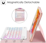 Klaviatūra Fintie klaviatūros dėklas Ipad 10.2" (9/8/7 kartos) su ap&scaron;vietimu