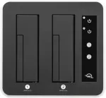 Owc U.2 Drive Dock dviejų skyrių Usb 3.2 (10 Gb/s) dokas, skirtas 2,5 colio ir 3,5 colio Nvme U.2 ir Sata diskams