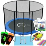 Didelis &bdquo;Carruzzo&ldquo; sodo batutas su apsauginiu tinklu, 10 ft, 3,05 m