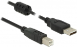 Kabelis USB Delock USB-A - 1.5 m Juodas (84896)