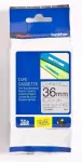 Brother TZe-M961 Metallic Matt Laminated Tape Juodas on Sidabrinis, TZe, 8 m, 3.6 cm