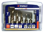 Tivoly Kombinuotų sriegiklių rinkinys FTH 1/4" kotelis M3-M10 + magnetinis laikiklis "Half-Box"