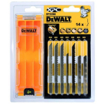 DEWALT JIGSAW BLED MIX 14 vnt. MEDIENA/LAMINATAS/PVC