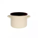 Altom Design Straight puodas 1,5l dia.14cm h.11cm cream/inside dark