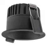 Ledvance 4/6/8W LED įleidžiamas &scaron;viestuvas, juodas, 3000K, IP44, dimeriuojamas