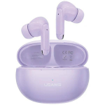 USAMS ausinės Bluetooth 5.3 TWS X-Don Series Dual mic ENC belaidės violetinės spalvos BHUXD03 (USAMS-XD18)