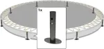 Berg Elite+ - Foot InGround T-Section