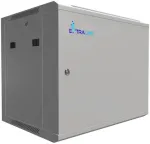 Extralink 9U 600x450 ASP pilka | Rack spintelė | montuojama ant sienos, tvirtos skardos durys