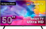 Televizorius Kruger & Matz 50' UHD Google TV DVB-T2/T/C H.265 HEVC TV