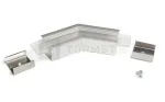 LED juostos profilio LINEA-IN20 135 laipsnių kampinis sujungimas, anoduotas aliuminis