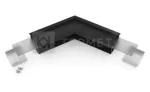 LED juostos profilio VARIO30-07 120 laipsnių kampinis sujungimas, juodai anoduotas