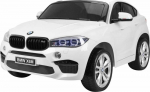 Dvivietis elektromobilis BMW X6M XXL, Baltas