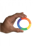 Boneyard Perfect Fit Brawn Pride Silicone Support Ring Rainbow 44.5mm