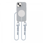 TECH-PROTECT MAGNECKLACE MagSafe Apple iPhone 15 dėklas telefonui pilkos spalvos