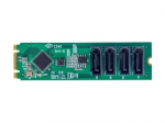 StarTech 4-PORT M.2 Į SATA ADAPTERĮ / M.2 PCIE 3.0 IKI SATA I&Scaron;PLĖTIMO C