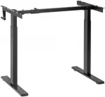 Maclean ra&scaron;omasis stalas, rankinis auk&scaron;čio reguliavimas, be vir&scaron;aus, darbui sėdint ir stovint, maks. 60 kg, auk&scaron;tis 120 cm, MC-790NG
