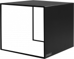 Customform Kavos staliukas, 2WALL METAL 50, 50x50x45 cm, Juodas