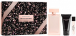 Set Narciso Rodriguez: Musc Nude Eau De Parfum For Women, 100 ml + Musc Nude Hydrating Losjonas kūnui, 50 ml + Musc Nude Eau De Parfum For Women, 10 ml